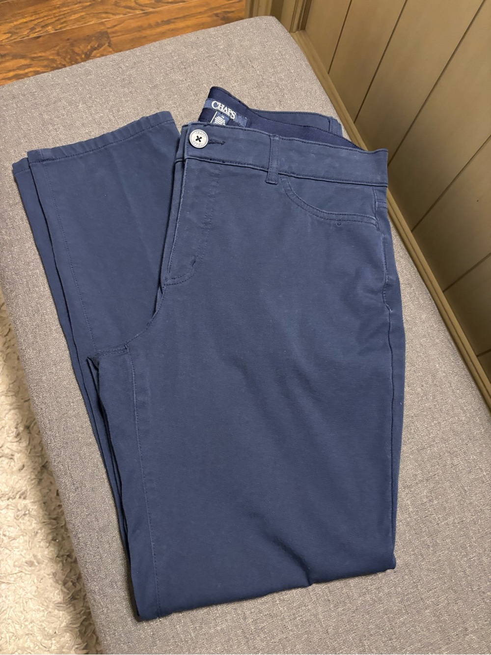 Chaps Women’s Navy Stretch Chino Pants